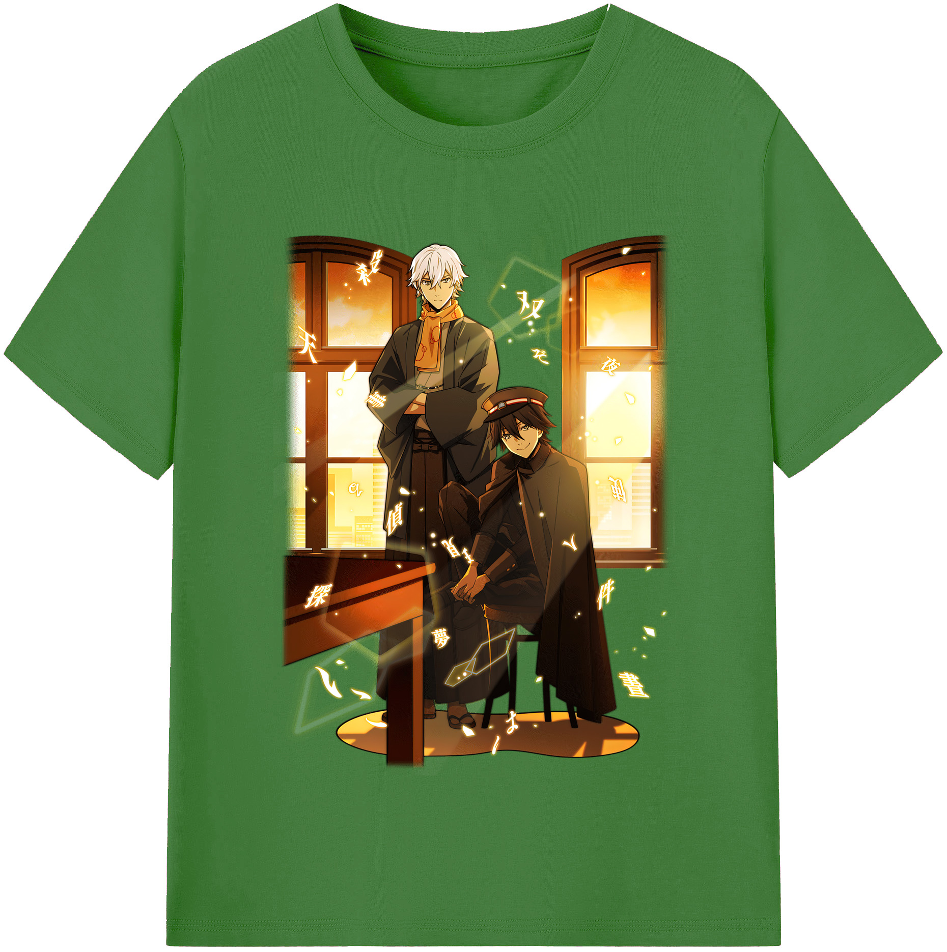 （画像用） 文豪ストレイドッグス Bungo Stray Dogs レディースカジュアルプリントTシャツ（綿100％）